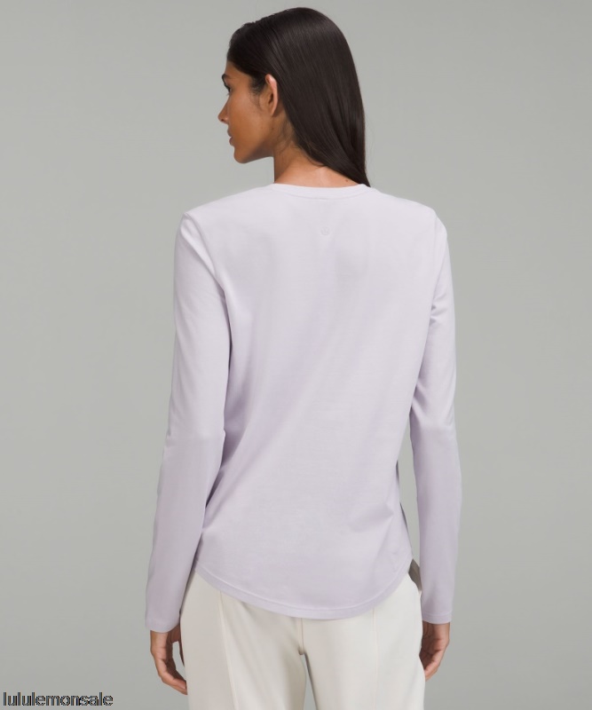 Lululemon Damen DELULU292 | Lululemon Deutschland Faint Lavender Love Langarmshirt
